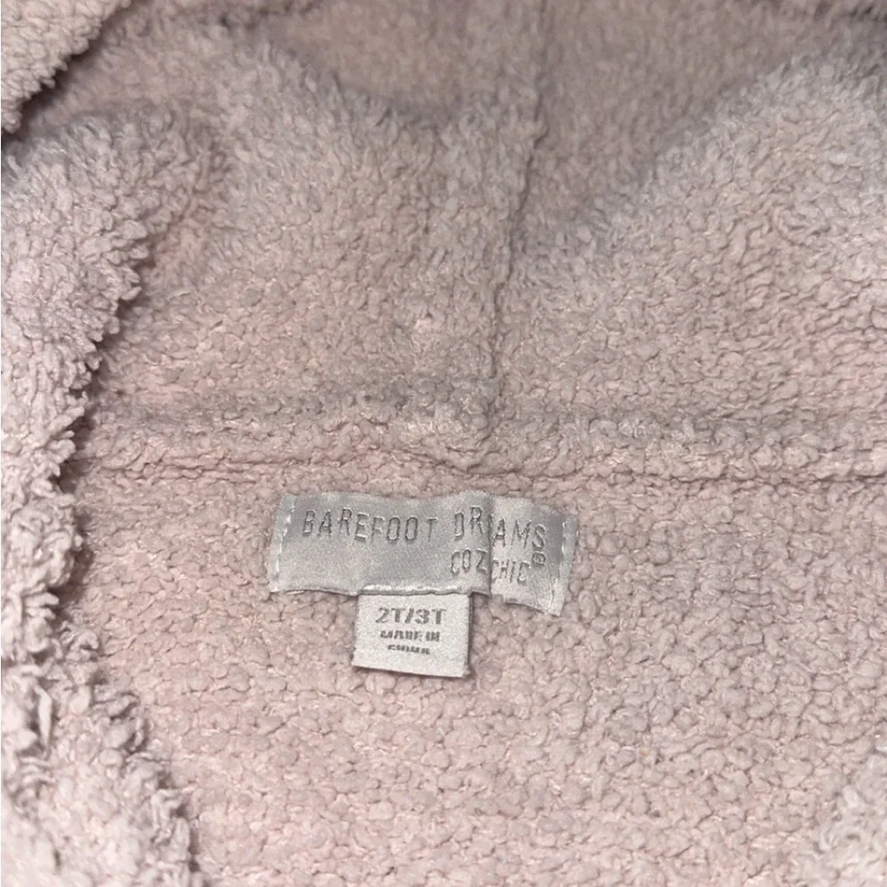 Barefoot Dreams‎ Zip Hoodie Size 2T/3T